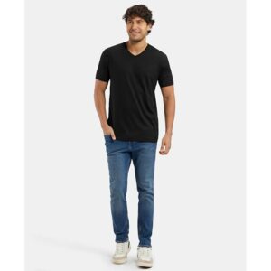 160 GSM Cotton Bio Wash Round Neck T Shirt